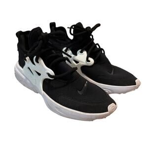 Nike React Presto GS Black White BQ4002-001 Size 5.5Y Running Shoes